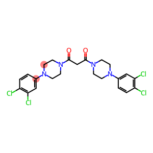 1,3-bis[4-(3,4-dichlorophenyl)piperazin-1-yl]propane-1,3-dione