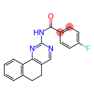 N-(5,6-DIHYDROBENZO[H]QUINAZOLIN-2-YL)-4-FLUOROBENZENECARBOXAMIDE