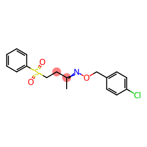 4-(PHENYLSULFONYL)-2-BUTANONE O-(4-CHLOROBENZYL)OXIME