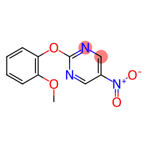 Pyrimidine, 2-(2-methoxyphenoxy)-5-nitro-