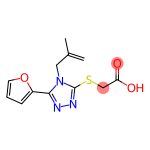 [5-FURAN-2-YL-4-(2-METHYL-ALLYL)-4 H-[1,2,4]TRIAZOL-3-YLSULFANYL]-ACETIC ACID