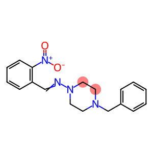 4-benzyl-N-(2-nitrobenzylidene)piperazin-1-amine