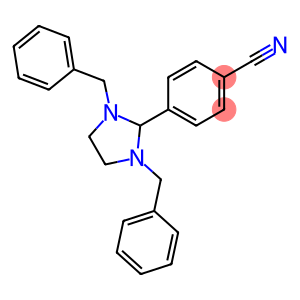 4-(1,3-dibenzyl-2-imidazolidinyl)benzonitrile