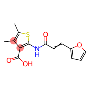 2-{[3-(2-furyl)acryloyl]amino}-4,5-dimethyl-3-thiophenecarboxylic acid