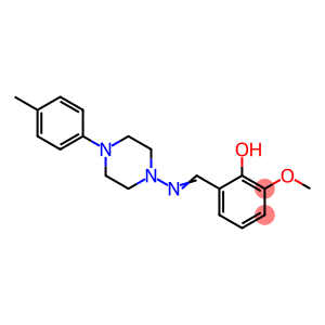 2-methoxy-6-({[4-(4-methylphenyl)-1-piperazinyl]imino}methyl)phenol