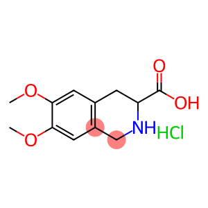 6,7-DIMETHOXY-1,2,3,4-TETRAHYDRO-ISOQUINOLINE-3-CARBOXYLIC ACID HYDROCHLORIDE