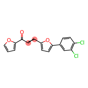 (E)-3-(5-(3,4-dichlorophenyl)furan-2-yl)-1-(furan-2-yl)prop-2-en-1-one