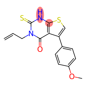 3-ALLYL-5-(4-METHOXYPHENYL)-2-SULFANYLTHIENO[2,3-D]PYRIMIDIN-4(3H)-ONE