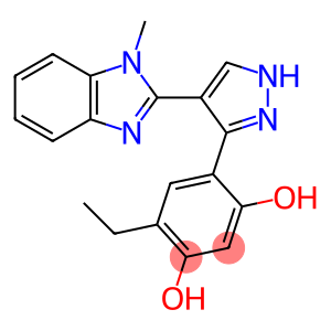 1,3-Benzenediol, 4-ethyl-6-[4-(1-methyl-1H-benzimidazol-2-yl)-1H-pyrazol-3-yl]-