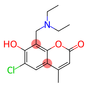 6-CHLORO-8-DIETHYLAMINOMETHYL-7-HYDROXY-4-METHYL-CHROMEN-2-ONE