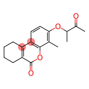 4-methyl-3-(1-methyl-2-oxopropoxy)-7,8,9,10-tetrahydro-6H-benzo[c]chromen-6-one