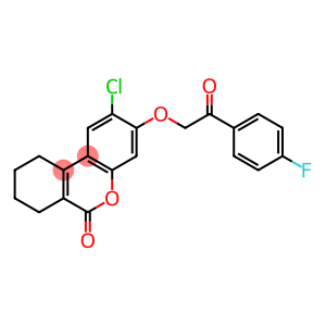 2-chloro-3-[2-(4-fluorophenyl)-2-oxoethoxy]-7,8,9,10-tetrahydrobenzo[c]chromen-6-one