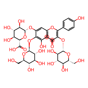 β-D-Glucopyranosiduronic acid, 3,6-bis(β-D-glucopyranosyloxy)-5-hydroxy-2-(4-hydroxyphenyl)-4-oxo-4H-1-benzopyran-7-yl