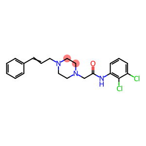 N-(2,3-DICHLOROPHENYL)-2-[4-(3-PHENYL-2-PROPENYL)PIPERAZINO]ACETAMIDE