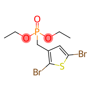 Phosphonic acid, P-[(2,5-dibromo-3-thienyl)methyl]-, diethyl ester