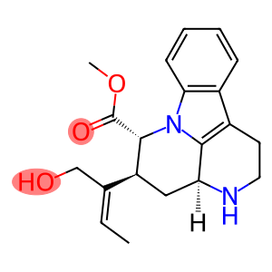 (3aS)-2,3,3aα,4,5,6-Hexahydro-5β-[(E)-1-(hydroxymethyl)-1-propenyl]-1H-indolo[3,2,1-de][1,5]naphthyridine-6α-carboxylic acid methyl ester