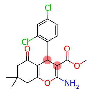 4H-1-Benzopyran-3-carboxylic acid, 2-amino-4-(2,4-dichlorophenyl)-5,6,7,8-tetrahydro-7,7-dimethyl-5-oxo-, methyl ester