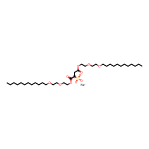 sodium 1,4-bis[2-[2-(dodecyloxy)ethoxy]ethyl] sulphonatosuccinate