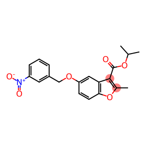 isopropyl 2-methyl-5-((3-nitrobenzyl)oxy)benzofuran-3-carboxylate