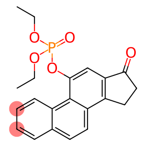 Phosphoric acid, diethyl ester, ester with 15,16-dihydro-11-hydroxy-17H-cyclopenta[a]phenanthren-17-one (8CI)