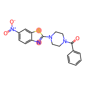 2-(4-benzoyl-1-piperazinyl)-6-nitro-1,3-benzothiazole