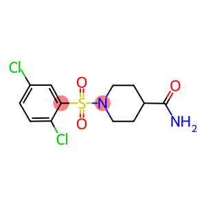1-[(2,5-dichlorophenyl)sulfonyl]-4-piperidinecarboxamide