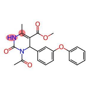 methyl 3-acetyl-6-methyl-2-oxo-4-[3-(phenyloxy)phenyl]-1,2,3,4-tetrahydropyrimidine-5-carboxylate