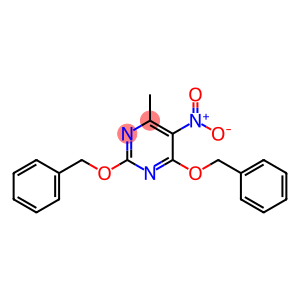 2,4-bis-O-benzyl-6-methyl-5-nitro pyrimidine