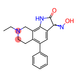 1H-Pyrrolo[3,2-h]isoquinoline-2,3-dione, 8-ethyl-6,7,8,9-tetrahydro-5-phenyl-, 3-oxime