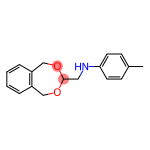 (5,9-DIHYDRO-6,8-DIOXA-BENZOCYCLOHEPTEN-7-YL-METHYL)-P-TOLYL-AMINE