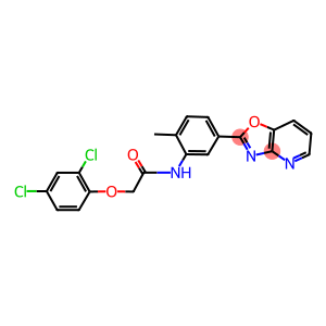 2-(2,4-dichlorophenoxy)-N-(2-methyl-5-[1,3]oxazolo[4,5-b]pyridin-2-ylphenyl)acetamide