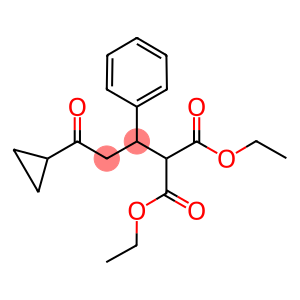 diethyl 2-(3-cyclopropyl-3-oxo-1-phenylpropyl)malonate