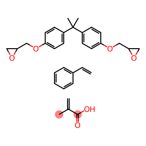 2-Propenoic acid, 2-methyl-, polymer with ethenylbenzene and 2,2'-[(1-methylethylidene) bis(4,1-phenyleneoxymethylene)]bis[oxirane]