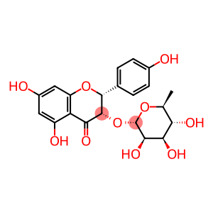 4H-1-Benzopyran-4-one, 3-[(6-deoxy-α-L-mannopyranosyl)oxy]-2,3-dihydro-5,7-dihydroxy-2-(4-hydroxyphenyl)-, (2R,3S)-