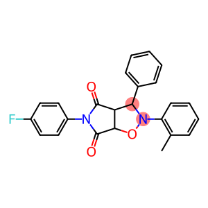 5-(4-fluorophenyl)-3-phenyl-2-(o-tolyl)tetrahydro-4H-pyrrolo[3,4-d]isoxazole-4,6(5H)-dione