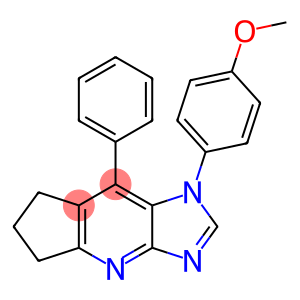 Cyclopent[b]imidazo[4,5-e]pyridine, 1,5,6,7-tetrahydro-1-(4-methoxyphenyl)-8-phenyl-