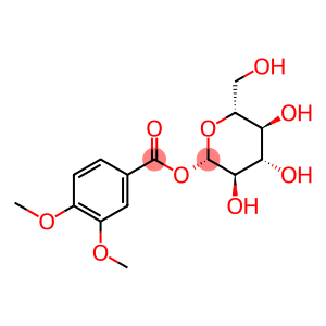 β-D-Glucopyranose, 1-(3,4-dimethoxybenzoate)