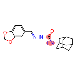 1,3-benzodioxole-5-carbaldehyde N-(1-adamantyl)semicarbazone