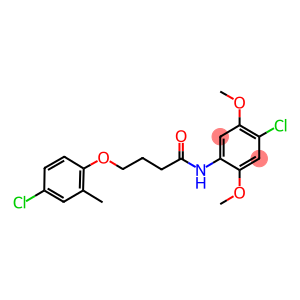 N-(4-chloro-2,5-dimethoxyphenyl)-4-(4-chloro-2-methylphenoxy)butanamide