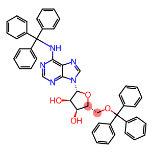 (2R,3R,4S,5R)-2-(6-(tritylamino)-9H-purin-9-yl)-5-((trityloxy)methyl)tetrahydrofuran-3,4-diol(WX191896)