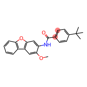 4-tert-butyl-N-(2-methoxydibenzo[b,d]furan-3-yl)benzamide