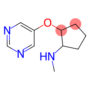 Cyclopentanamine, N-methyl-2-(5-pyrimidinyloxy)-