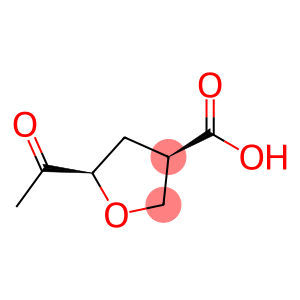 3-Furancarboxylic acid, 5-acetyltetrahydro-, (3R,5R)-rel- (9CI)