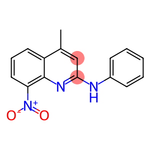 N-(4-Methyl-8-nitro-2-quinolinyl)-N-phenylamine