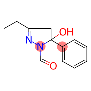 3-ETHYL-5-HYDROXY-5-PHENYL-4,5-DIHYDRO-1H-PYRAZOLE-1-CARBALDEHYDE