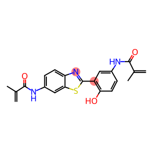 N-{4-hydroxy-3-[6-(methacryloylamino)-1,3-benzothiazol-2-yl]phenyl}-2-methylacrylamide