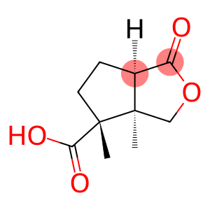 (3aR,6aα)-Hexahydro-3aα,4-dimethyl-1-oxo-1H-cyclopenta[c]furan-4α-carboxylic acid