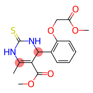 methyl 4-[2-(2-methoxy-2-oxoethoxy)phenyl]-6-methyl-2-thioxo-1,2,3,4-tetrahydro-5-pyrimidinecarboxylate