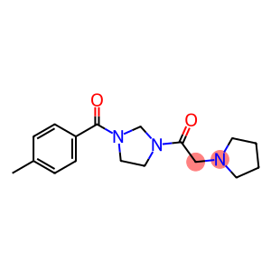 1-{3-[(4-methylphenyl)carbonyl]imidazolidin-1-yl}-2-(pyrrolidin-1-yl)ethanone