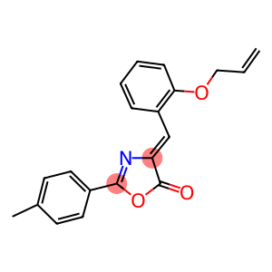 4-[2-(allyloxy)benzylidene]-2-(4-methylphenyl)-1,3-oxazol-5(4H)-one